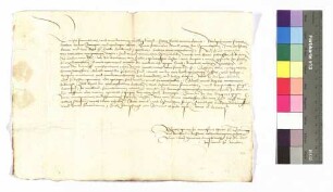 Graf Ulrich von Montfort an Graf Kraft von Hohenlohe.