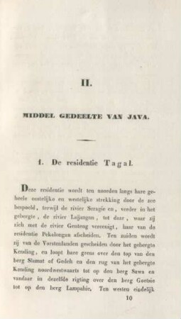 II. Middel gedeelte van Java