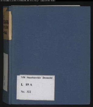 Gogerichtsregister Amt Varenholz