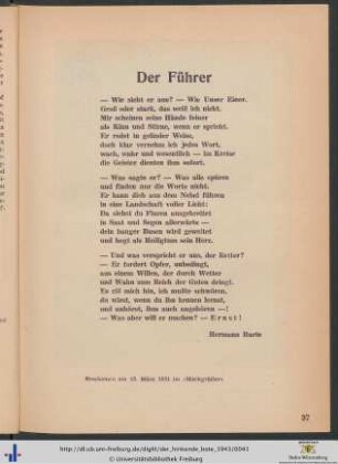 Der Führer.