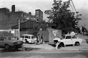 Berlin-Kreuzberg : In Berlin-Kreuzberg, Köpenicker Strasse Ecke Michaelkirchstrasse