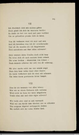 VIII Dies ist die weiseste von allen lehren