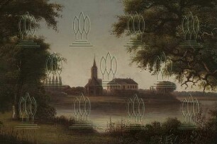 Ansicht von Schloss Großkühnau