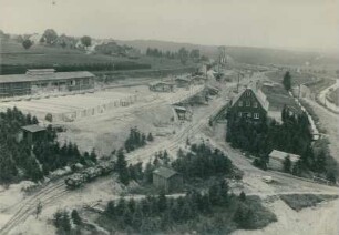 Talsperre Muldenberg bei Grünbach im Vogtland, Deutschland, 1923