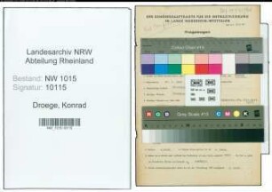 Entnazifizierung Konrad Droege , geb. 21.01.1922 (Lehrer)