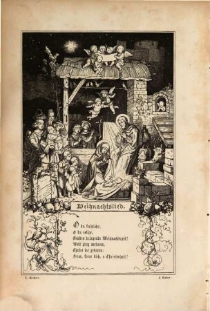Christenfreude in Lied und Bild : Geistliche Lieder mit Holzschnitten, [2]