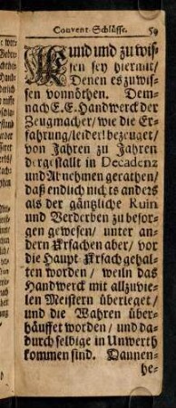 59-78, Kund und zu wissen sey hiermit... Convent-Schlusse.