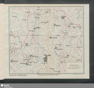 Sächsisches Mittelgebirge [Orohydrographische Karte]