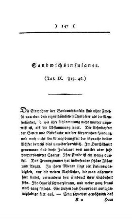 Sandwichsinsulaner : Taf. IX, Fig. 46
