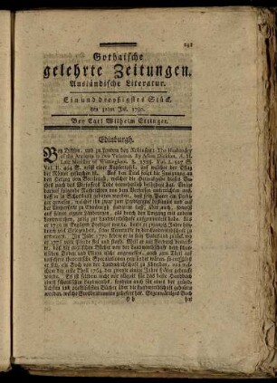 Ein und dreyßigstes Stück, den 31ten Jul. 1790.