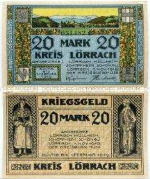 Kreis Lörrach, 10 Mark