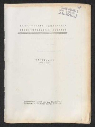 1936/37: Schuljahr ... - 1936/37