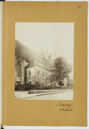St. Nikolai, Jüterbog: Ansicht (aus: Skizzen- und Fotoalbum 17)