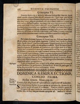 228-239, Dominica Resurrectionis