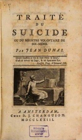 Traité du Suicide