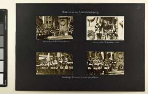 Ansprache mit Kranzniederlegung; Stud. rer. oec. W. Müller Nürnberg spricht; Stud. phil. et theol. E. Rieß Erlangen spricht; Nürnberger Studenten der Handelshochschule