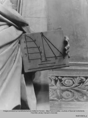 Grabmal von Galileo Galileio : Allegorie der Geometrie