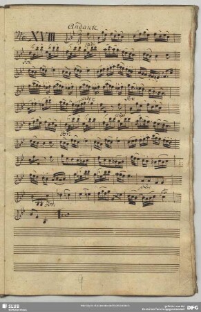 18. Anonymus, Andante, B-Dur