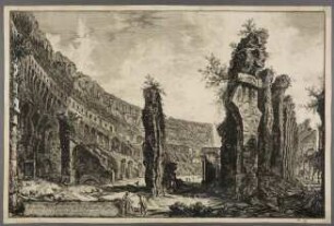 Veduta dell'interno dell'Anfiteatro Flavio detto il Colosseo
