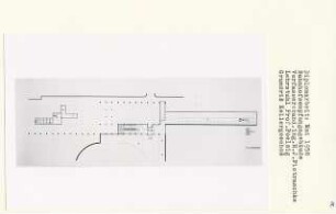 Bahnhofsempfangsgebäude, Braunschweig-Viewegsgarten-Bebelhof (Diplomarbeit bei Peter Poelzig): Grundriss Kellergeschoss