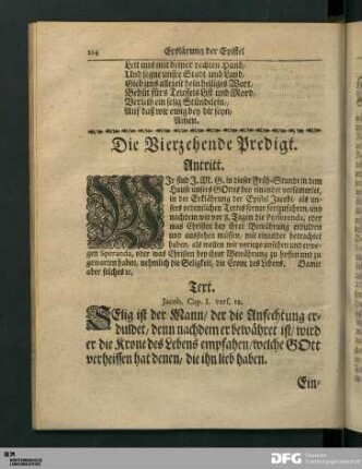 Die Vierzehende Predigt.