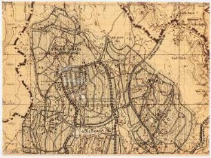 Gesamtbebauungsplan Ankara. Umgebung von Ankara: Übersichtsplan 1:5000 in zwei Teilen Inv.Nr. 23007 und 23008