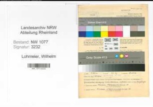 Entnazifizierung Wilhelm Lohmeier , geb. 16.01.1920 (Polizist)