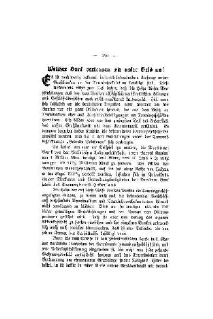 Welcher Bank vertrauen wir unser Geld an!