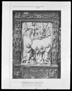 Epitaph des Christoff Ulrich von Knöringen, gest. 1602
