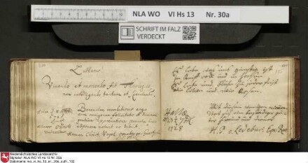 Stammbuch des U. J. Schrader aus Hannover