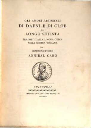 Gli amori pastorali di Daphne e di Chloe