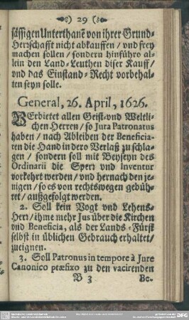 General, 26. April, 1626