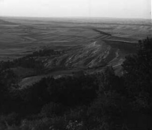 Holzhausen (b. Erfurt), Blick von Veste Wachsenburg auf Roten Berg