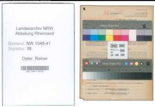 Entnazifizierung Reiner Oster , geb. 13.06.1920 (Angestellter)