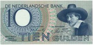 Geldschein, 10 Gulden, 29.1.1943
