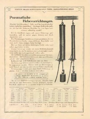 Pneumatische Hebevorrichtung