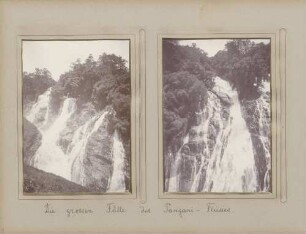 links: Die großen Fälle des Pangani-Flusses rechts: Die großen Fälle des Pangani-Flusses