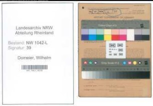 Entnazifizierung Wilhelm Domeier , geb. 27.06.1890 (Schiedsmann)