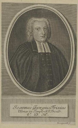 Bildnis des Johannes Georgius Frikius