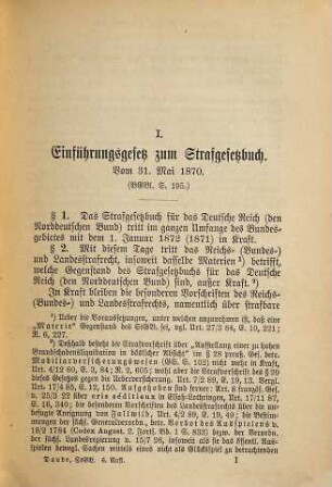 Das Strafgesetzbuch für das Deutsche Reich vom 15. Mai 1871 : mit den Entscheidungen des Reichsgerichts