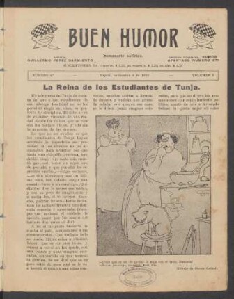 1922,1,8: volumen 1, número 8 (noviembre 4 de 1922)