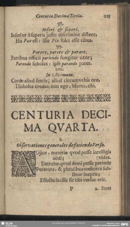 Centuria Decima Quarta