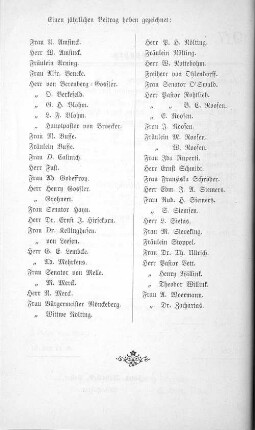 Einen jährlichen Beitrag haben gezeichnet: