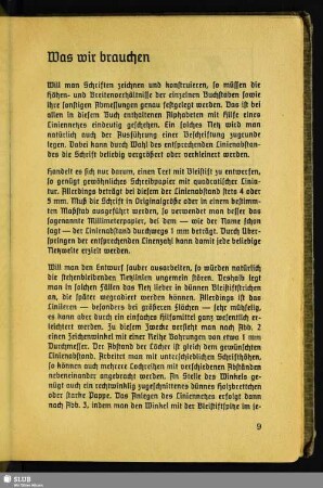 Was wir brauchen