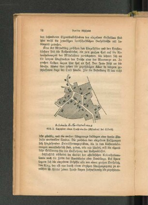 Abb. 2. Lageplan eines Haufendorfes (Offendorf bei Lübeck).