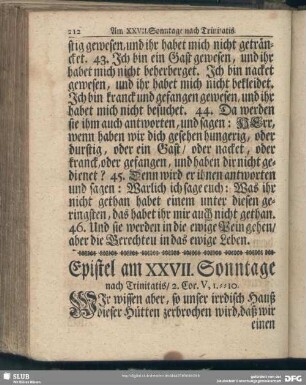 [Am XXVII. Sonntage nach Trinitatis]