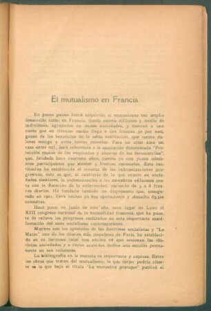 El mutualismo en Francia