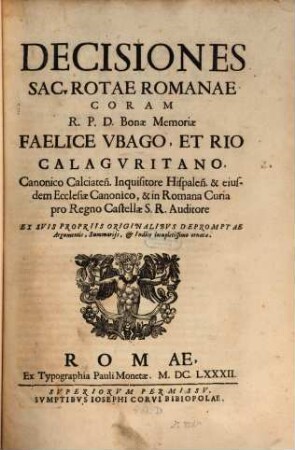 Decisiones sacrae rotae romanae