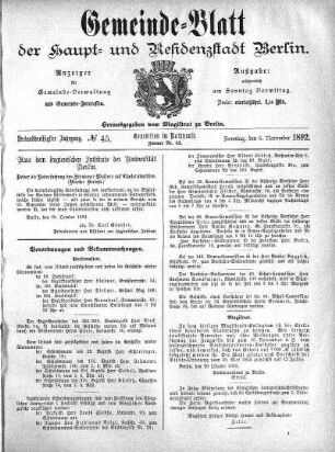 1892,45: No. 45, 6. November 1892