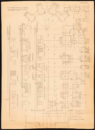 St. Benno-Kirche, Hannover-Linden: Fundamentgrundriss 1:50